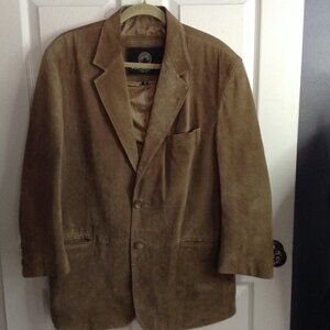 Vtg. WeatherProof Sueded Leather Blazer, Suit Jacket. M, Waterproof Leather